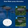 Backyard Pool 2.5W RGB 5V Solar Water Pump Light  - RGB