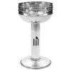 Pedestal Charcoal BBQ Grill Stainless Steel - Silver