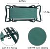 Bosonshop Garden Kneeler & Seat Folding Multi-Functional Steel Garden Stool with Tool Bag EVA Kneeling Pad - 1