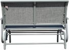 2 Person Swing Glider Chair Patio Swing Bench Rocking Seat for Outdoor Patio,Backyard,Deck Swimming Pool - grey