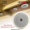 Outdoor Speaker Wired Waterproof Ceiling System Wall Mounted Indoor Outside Patio Backyard Surround Sound Home Exterior 5 Core - 1 Piece