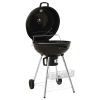 Kettle Charcoal BBQ Grill 28.7"x22.8"x37.8" Steel - Black