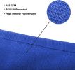 16' x 16' x 22.64' Sun Shade Sail Triangle Canopy, UV Block Awning Durable for Outdoor Patio Carport Garden Backyard Balcony, Blue - Blue